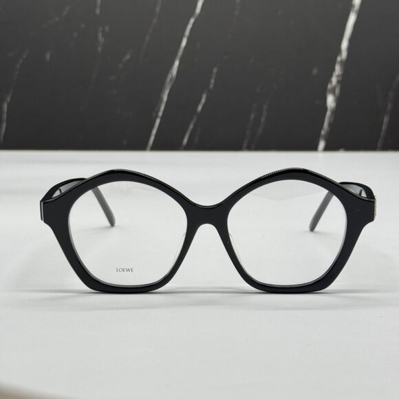 NEW LOEWE LW50053F 001 EYEGLASSES WOMEN BLACK ROUND EYEWEAR main image 8